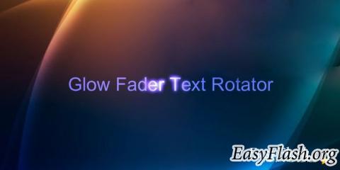 XML Glow Fader Text Rotator