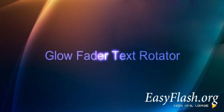 XML Glow Fader Text Rotator
